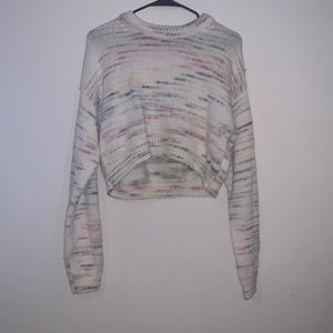 Cropped knit  sweater